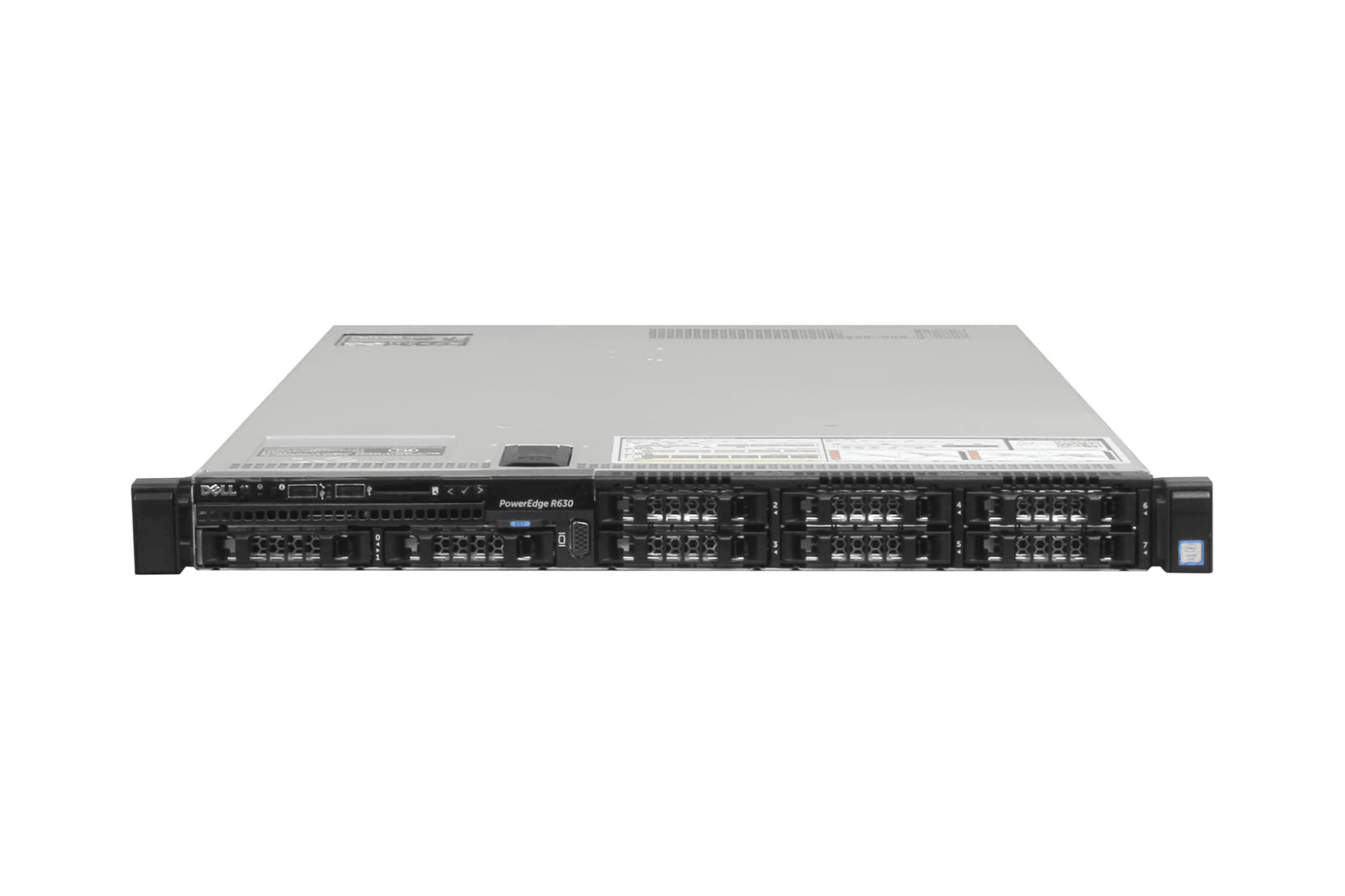 Dell PowerEdge R630 8 - bay | 2x Intel E5 - 2660 V4 | 28 CPU Cores | 96GB RAM | 2x 480GB SATA SSDs | PERC H330 - SaveMyServer.com
